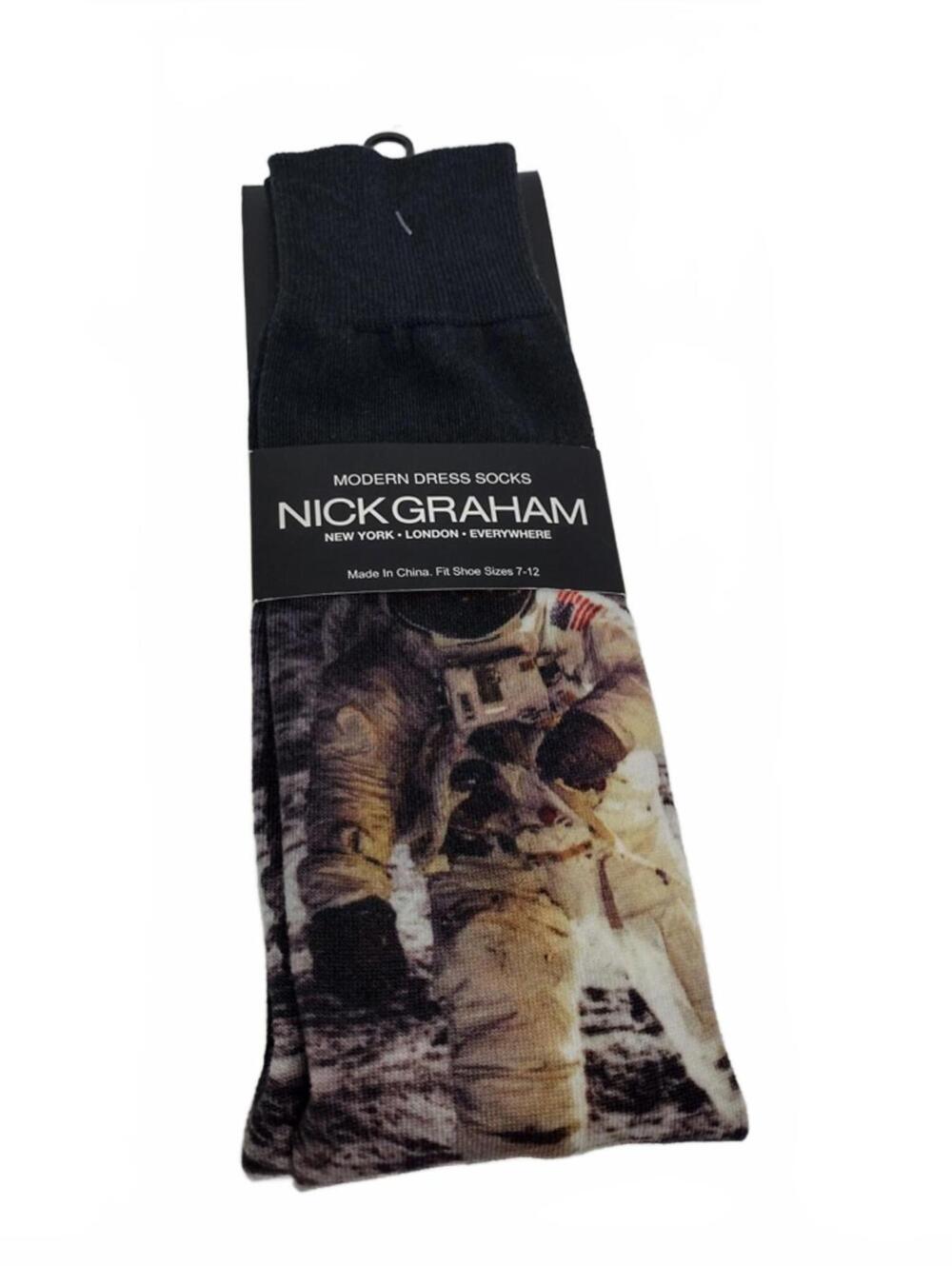 Socks / Nick Graham Men’s NASA Astronaut Apollo 1969 Moon Landing / 7-12 / NWT